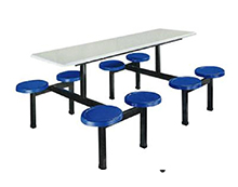 玻璃钢八人餐桌