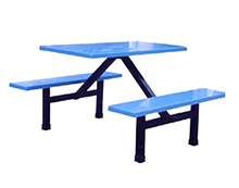 B款玻璃钢4人餐桌